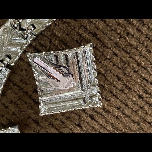 Vintage Sarah Coventry silver bracelet & earrings - Picture 5 of 9